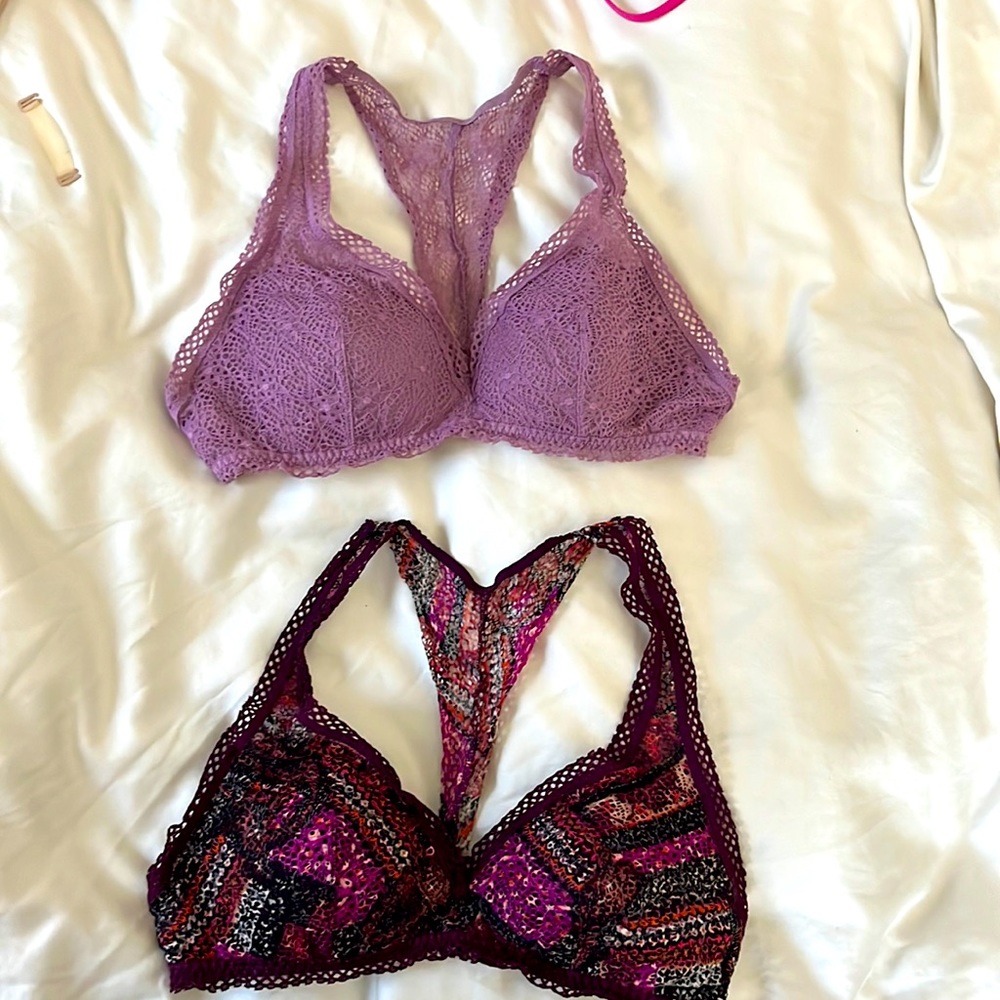 VS purple lace bralette